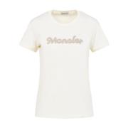 Moncler Naturlig Tshirt Beige, Dam