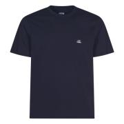 C.p. Company Logo Patch T-shirt Blue, Herr