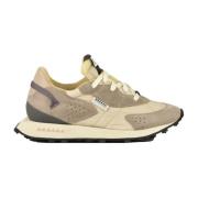 RUN OF Sneakers i blandade material med gummisula Beige, Herr