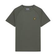 Lyle & Scott Raglan Core T-Shirt Green, Herr