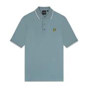 Lyle & Scott Tipped Polo Shirt Blue, Herr