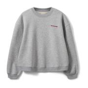 Sofie Schnoor Broderad Elisw Sweatshirt Grå Melange Gray, Dam