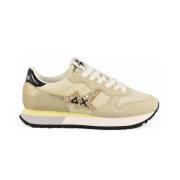 Sun68 Casual Sneakers med Gummisula Beige, Dam