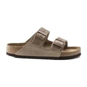 Birkenstock Original Anatomisk Nubuck Sandaler Brown, Dam