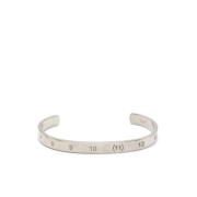 Maison Margiela Silver Manschettarmband Gray, Herr