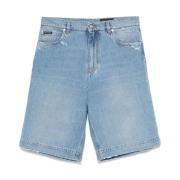 Dolce & Gabbana Blå Shorts för Män Blue, Herr