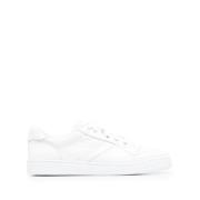 Doucal's Läder Låg Topp Sneakers White, Herr