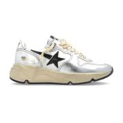 Golden Goose Löparsula Nylon Läder Sneakers Gray, Dam