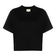 Loulou Studio Bomull T-shirt Black, Dam