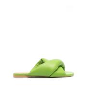 JW Anderson Platt Twist Sandal för kvinnor Green, Dam