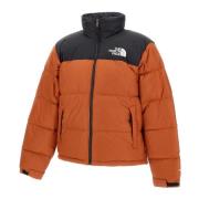 The North Face Retro Nuptse Dunjacka Rost Svart Orange, Herr