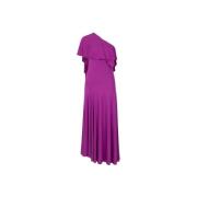 Roberto Cavalli Asymmetrisk One-Shoulder Klänning Purple, Dam