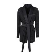 Max Mara Kimonojacka i Elegant Stil Black, Dam