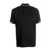 Hugo Boss Svart bomullst-shirt med logotyp Black, Herr