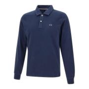 La Martina Herr Basic Heavy Bomull Polo Skjorta Blue, Herr