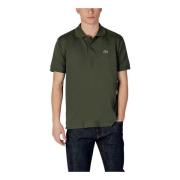 Lacoste Kortärmad Polo Vår/Sommar Kollektion Green, Herr