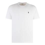 Polo Ralph Lauren Klassisk Bomull Crew-Neck T-shirt White, Herr