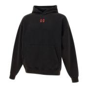 44 Label Group Herr Svart Sweatshirt med Huva Black, Herr