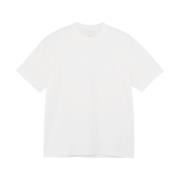 Y-3 Kortärmad Logotyp T-shirt Regular Fit White, Herr