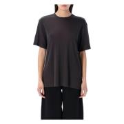 Studio Nicholson Oversized Crew Neck T-Shirt Brown, Dam