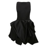 JW Anderson Peplum Bustier Klänning Black, Dam