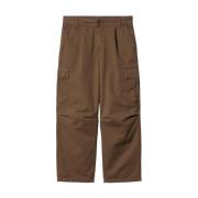 Carhartt Wip Cargo Brun Bomulls Herrbyxor Brown, Herr