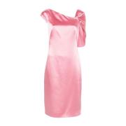 Givenchy Asymmetrisk Midi Klänning Pink, Dam