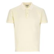 Woolrich Klassisk Vit Polo Tröja Beige, Herr