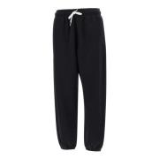 Polo Ralph Lauren Svart Classics Bomullsblandning Jogger Black, Dam