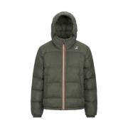 K-Way Claude Heavy Warm Padded Jacket Green, Dam