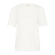 Soaked in Luxury Puff Tee Top i Broken White White, Dam