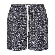 Eleventy Strand Shorts för Havskläder Blue, Herr