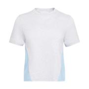 JW Anderson Panel Rund Hals T-shirts och Polos Gray, Dam