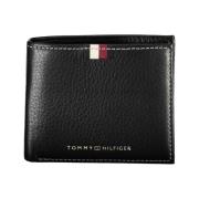 Tommy Hilfiger Svart Läder Herr Plånbok Black, Herr