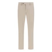 Boggi Milano Stretch Bomull/TENCEL? Byxor Beige, Herr