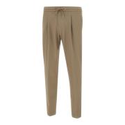 Briglia Stretch Crepe Herrbyxor Taupe Beige, Herr