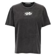 Alexander Wang Blade Logo T-Shirt Gray, Dam