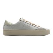 Sun68 Vita Street Sneakers Vår Sommar 2025 White, Herr