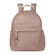 Samsonite Rosa Nylon Ryggsäck med Flera Fickor Pink, Dam