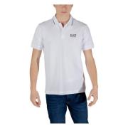 Emporio Armani EA7 Kortärmad Polo Vår/Sommarkollektion White, Herr