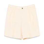 Valentino Vita Shorts med Framknappning Beige, Herr