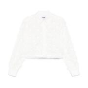 Msgm Vit Skjorta Dammode White, Dam