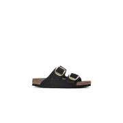 Birkenstock Arizona Big Buckle Sandaler Black, Dam