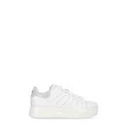 Cult Vita Läder Sneakers med Strass Detalj White, Dam