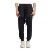 Thom Krom Bomull Jogger Byxor Black, Herr