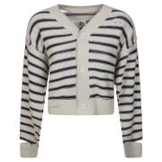 MM6 Maison Margiela Stilig Cardigan för en Chic Look Blue, Dam