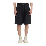 Y-3 Cargo Twill Bermuda Shorts Black, Herr