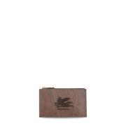 Etro Brun Bomullsblandning Pochette med Paisley Brown, Dam