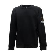 Moschino Svart Bomullsblandning Sweatshirt V1A1701 Black, Herr