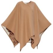 Salvatore Ferragamo Beige Cape Nadir Jackor Beige, Dam